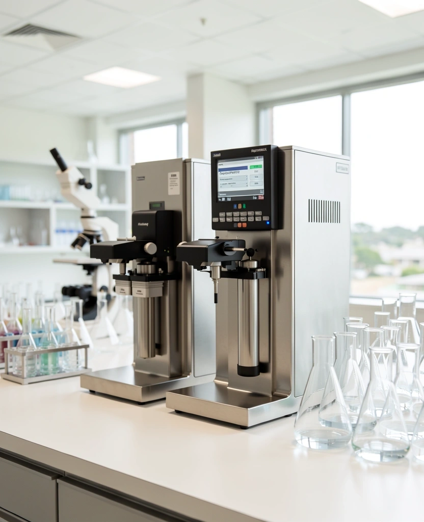 Modern analytical laboratory equipment
